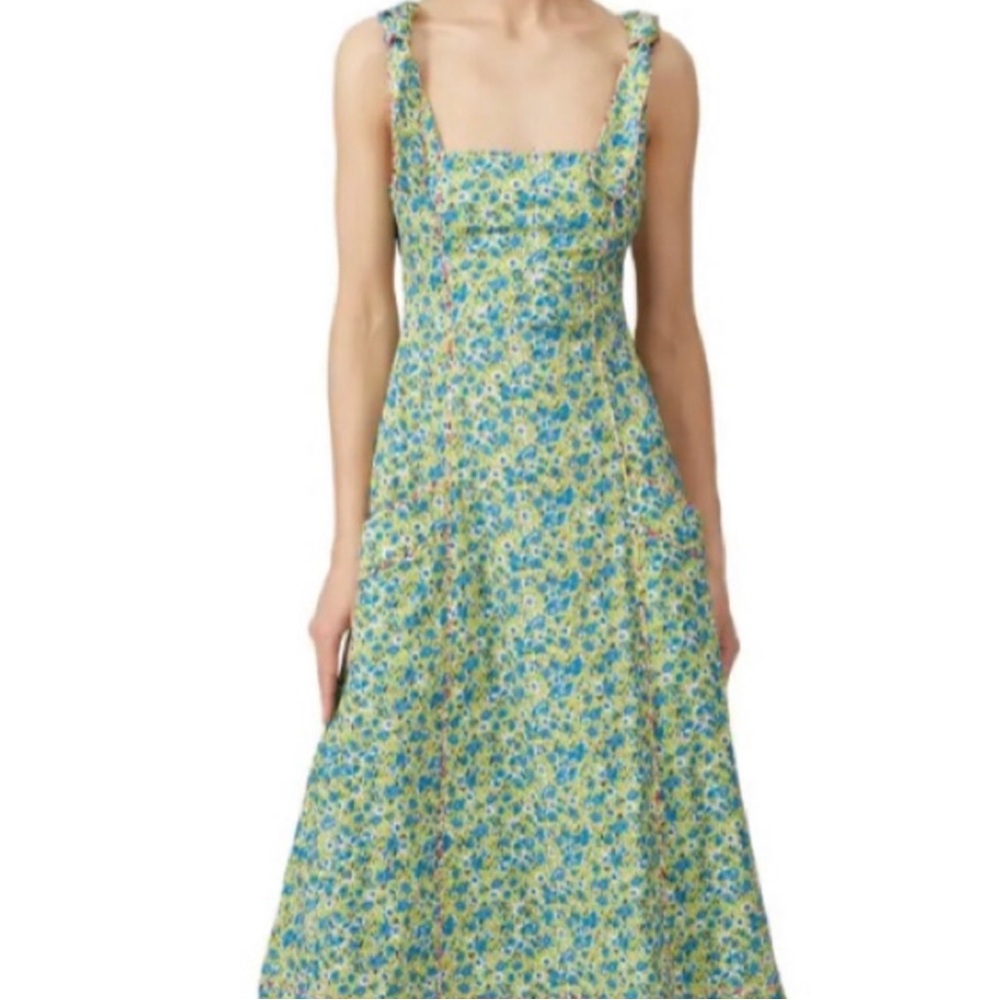 Cinq à Sept Perla Dress in Peridot, Size 2, Brand New with Tag